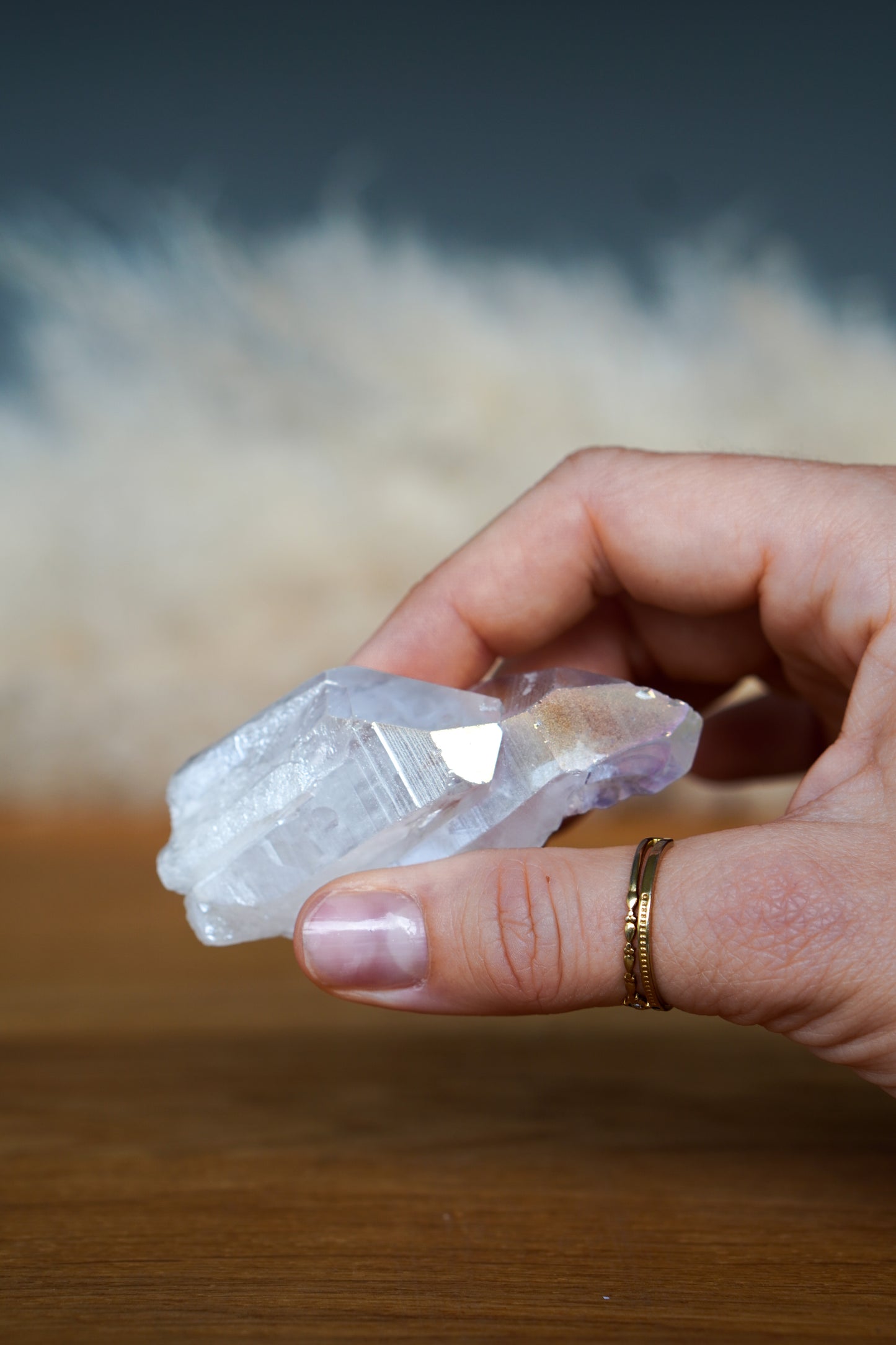 Rock crystal raw stone