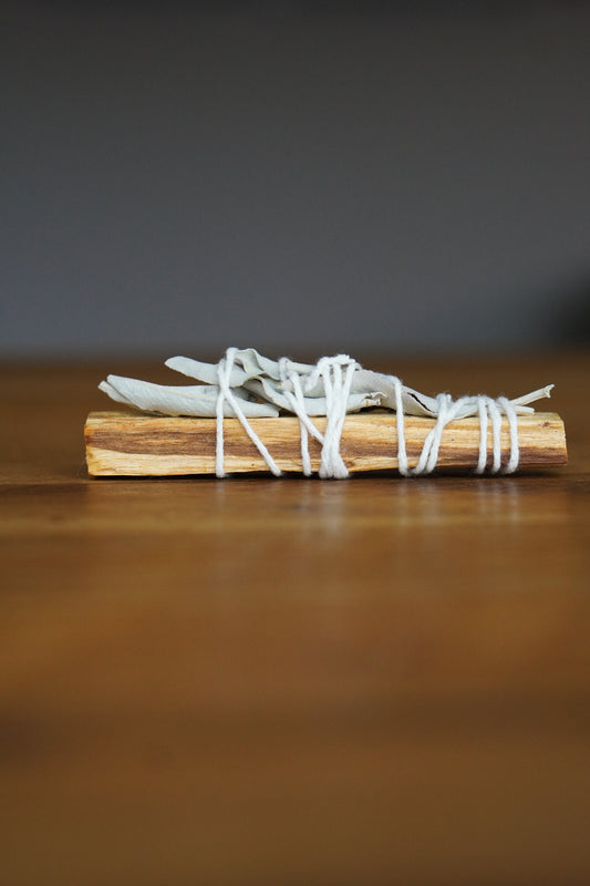 Palo Santo + white sage stick