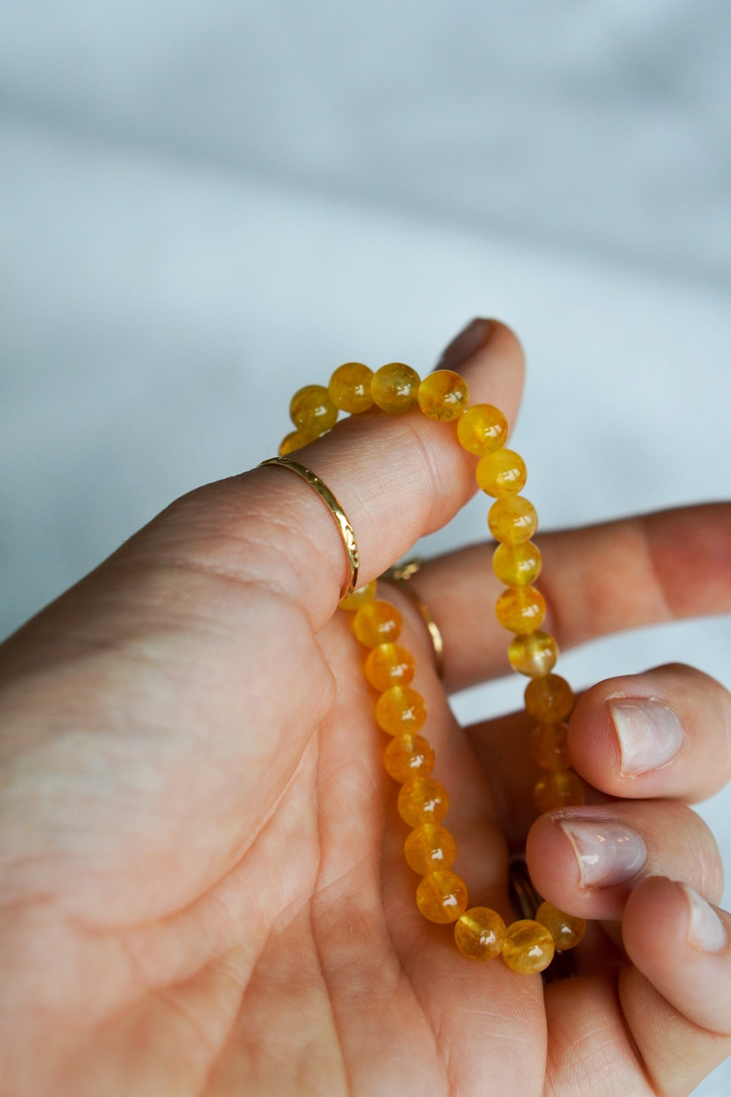 Citrine bracelet