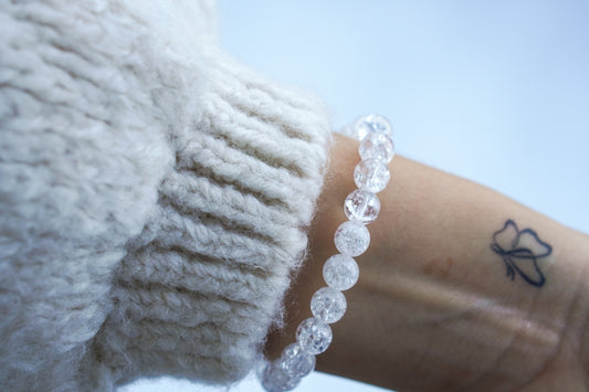 Rock crystal bracelet 